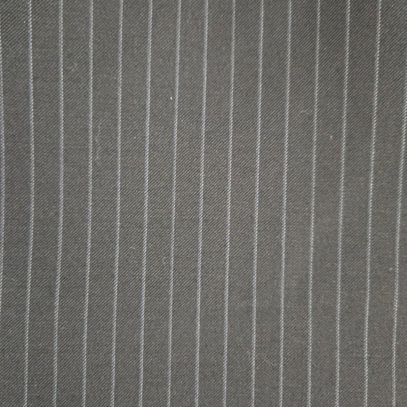 Y2K Lauren Ralph Lauren Black Pinstripe Single Breasted Wool Suit Jacket Size 48 - Picture 6 of 16